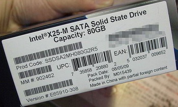 intel ssd new packing